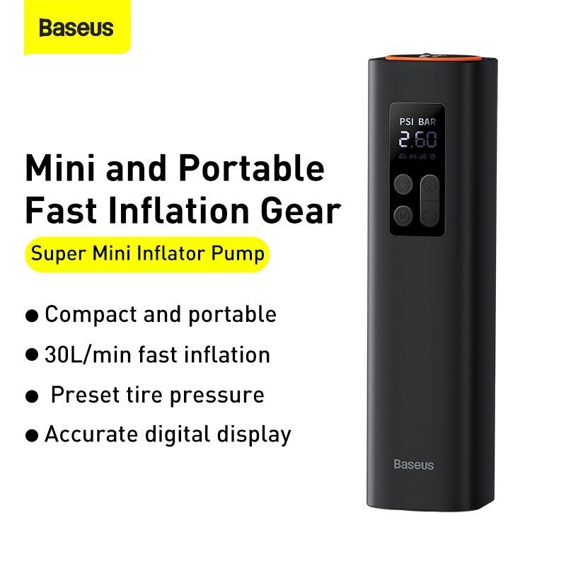BASEUS Smart Digital Air Inflator Pump