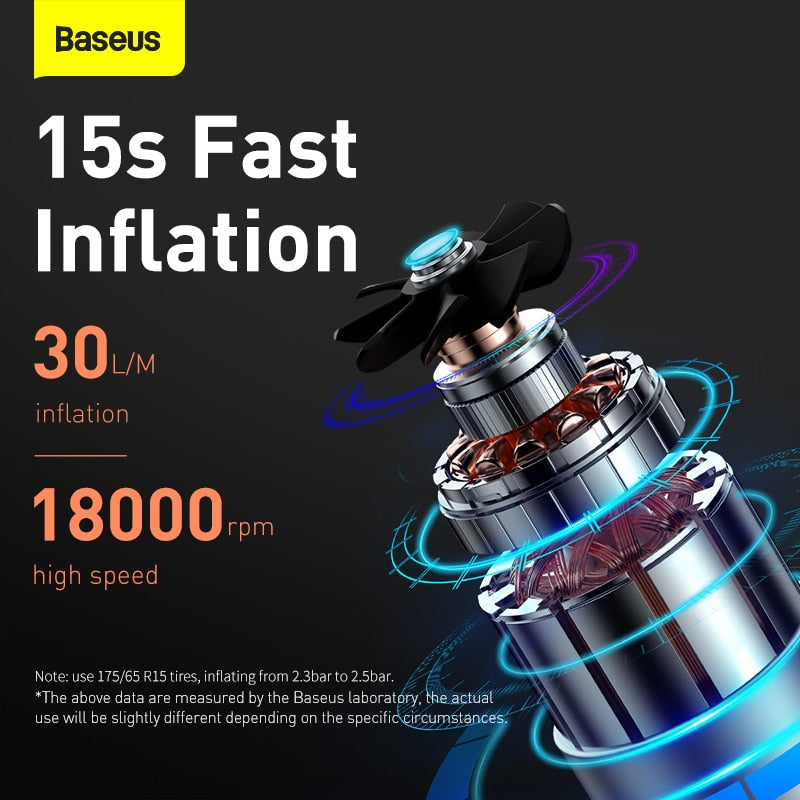 BASEUS Smart Digital Air Inflator Pump
