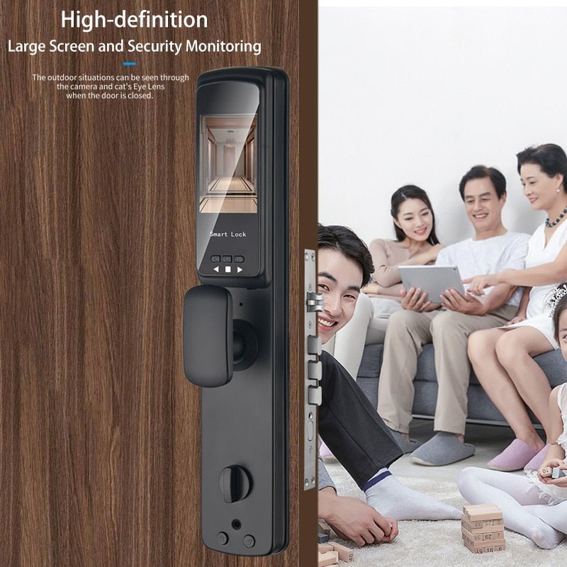 3D Biometric Intelligent Smart Door Lock Security with Camera