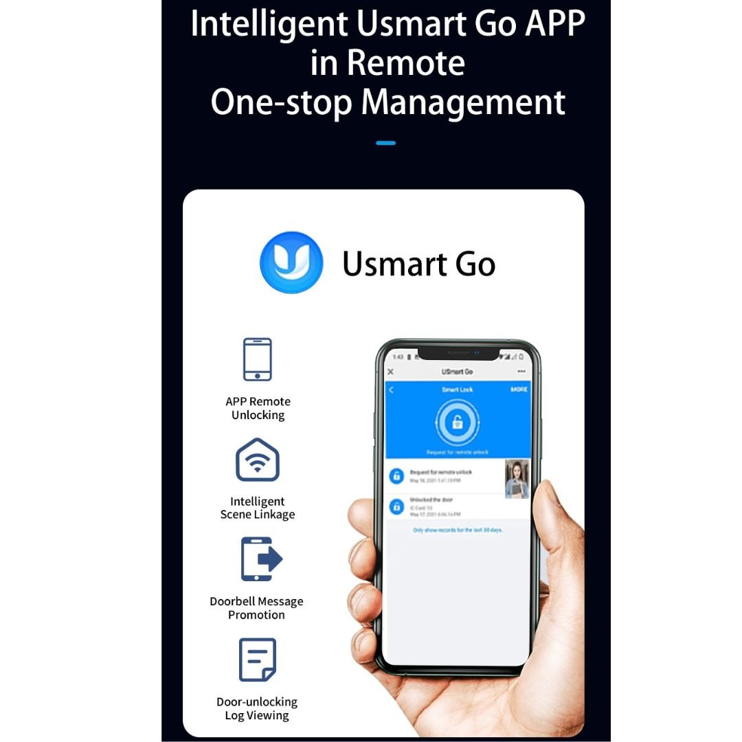 3D Biometric Intelligent Smart Door Lock Security with Camera
