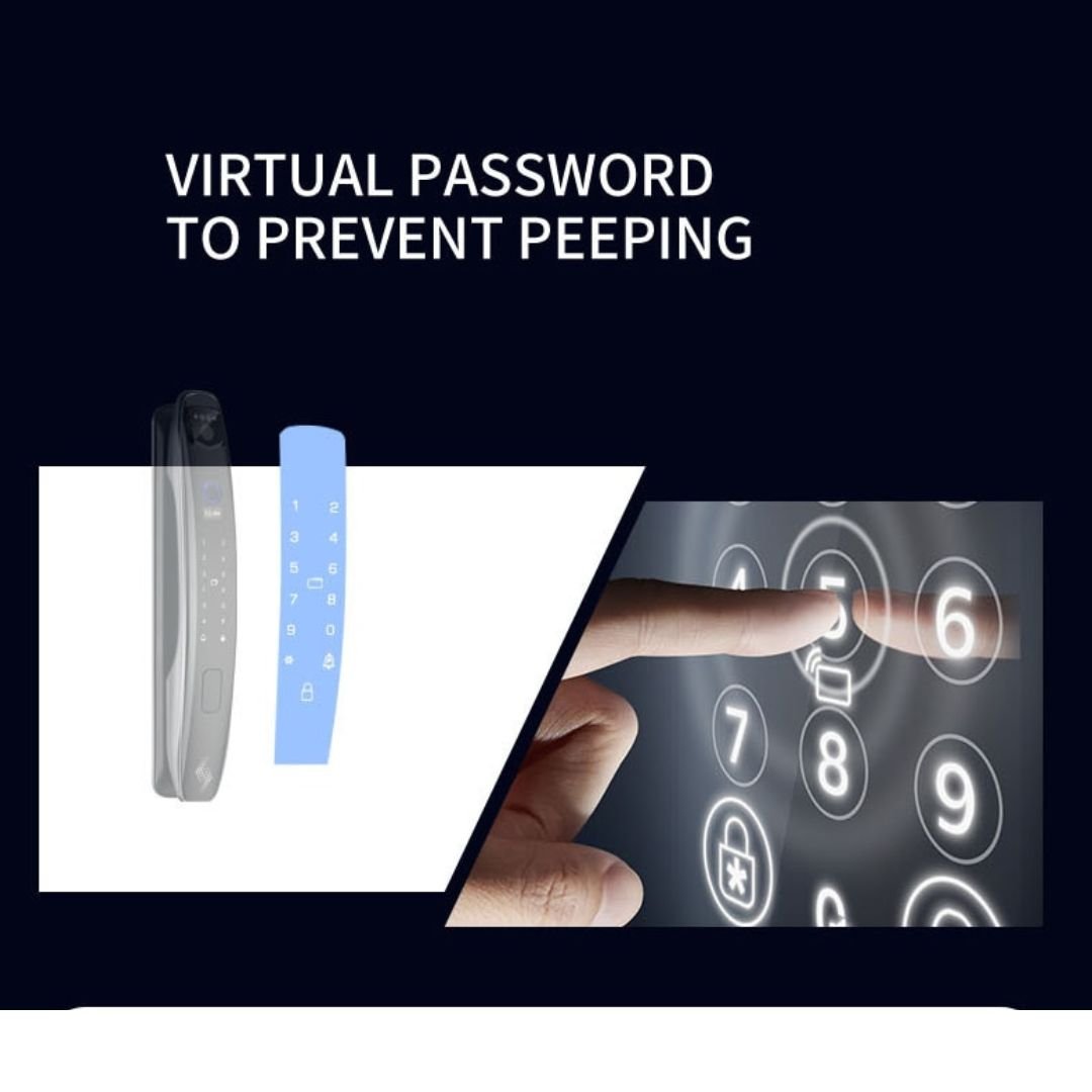 3D Biometric Intelligent Smart Door Lock Security with Camera