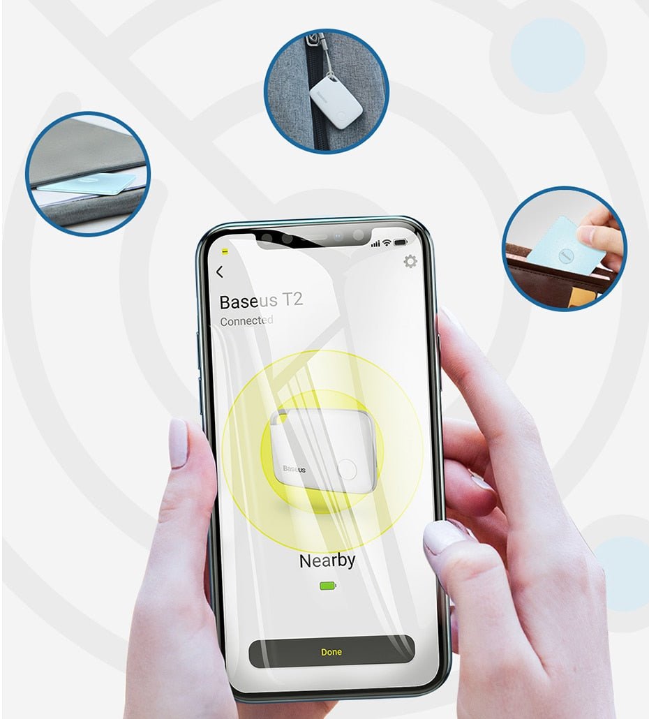 Anti-Lost BASEUS Smart Tracker T2 and T2 Pro