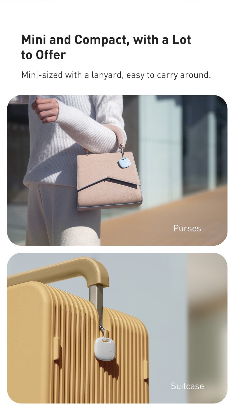 Anti-Lost BASEUS Smart Tracker T2 and T2 Pro