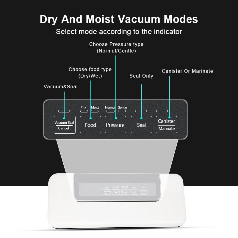 Automatic Food Vacuum Sealer With Vacuum Bags