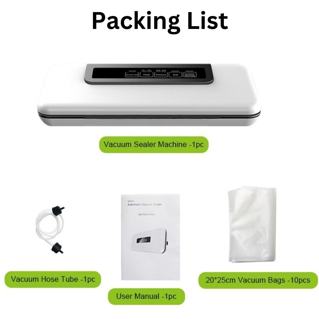 Automatic Food Vacuum Sealer With Vacuum Bags