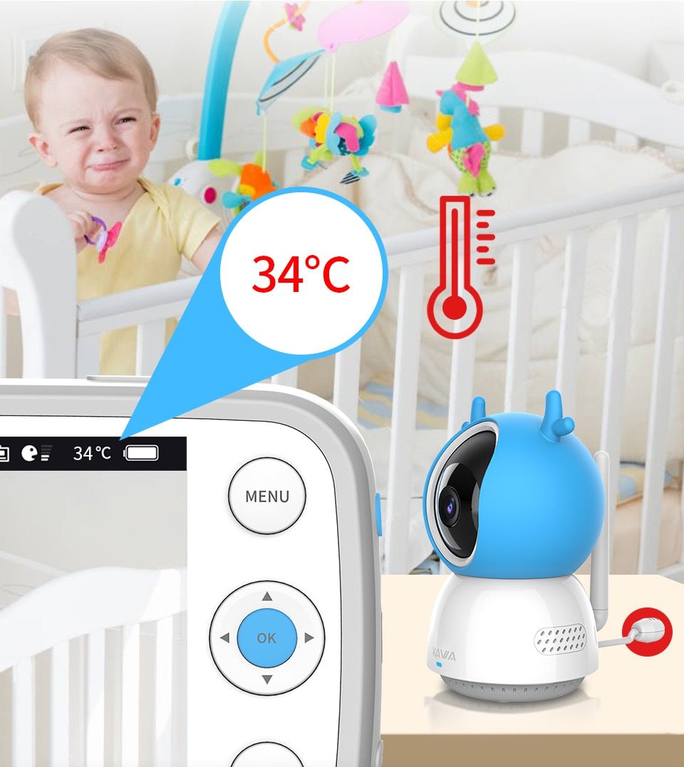 KAWA 5" Baby Monitor and Camera 720P HD (S6)