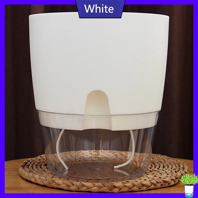Self Watering Planter White