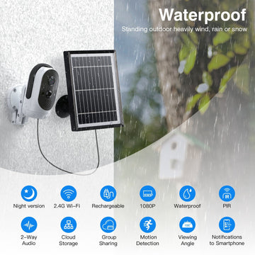 Smart Solar Security Surveillance Camera