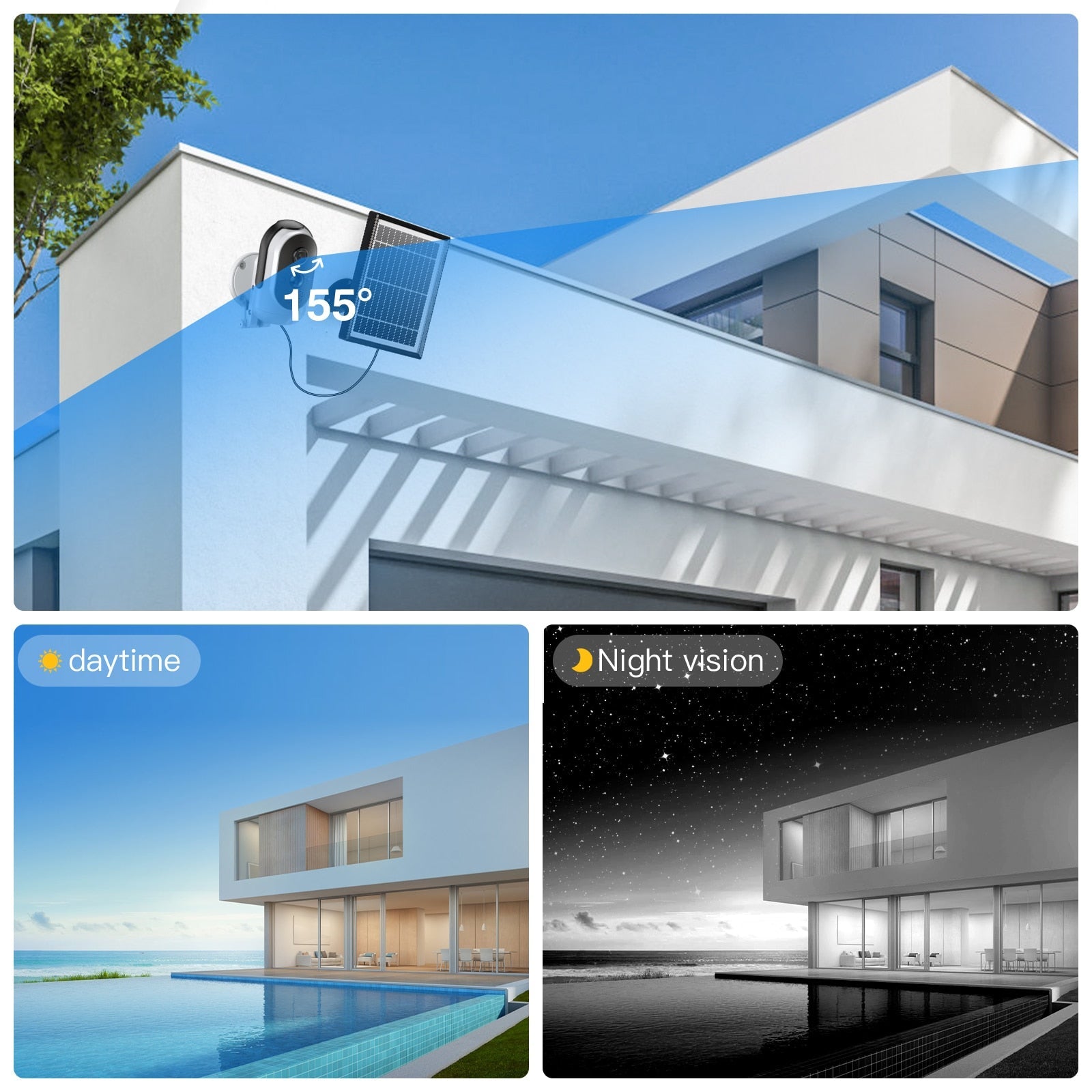 Smart Solar Security Surveillance Camera