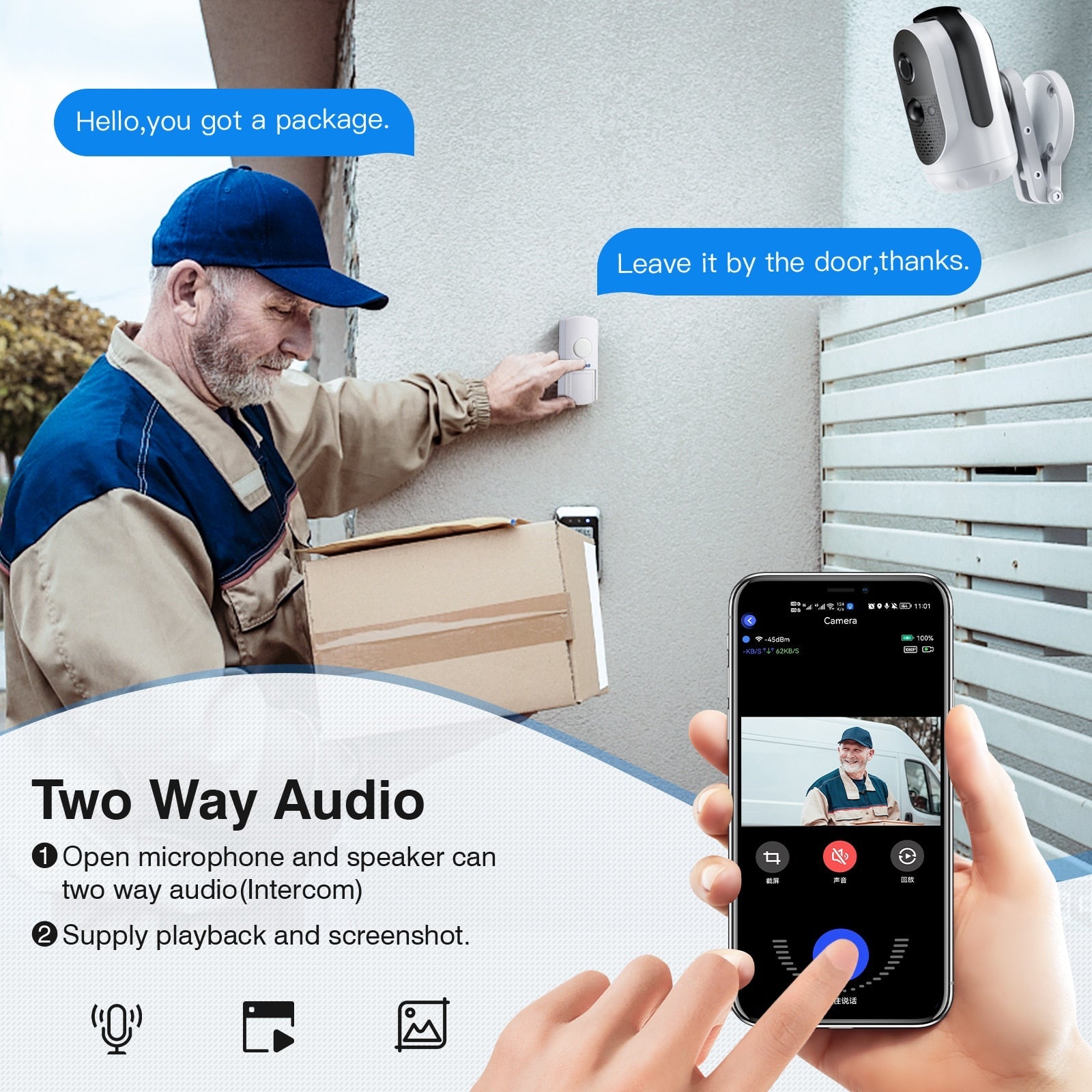 Smart Solar Security Surveillance Camera