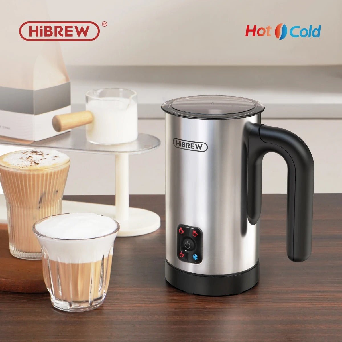 4 - in - 1 HiBREW Multi - Functional Automatic Milk Frother - Home Smartway