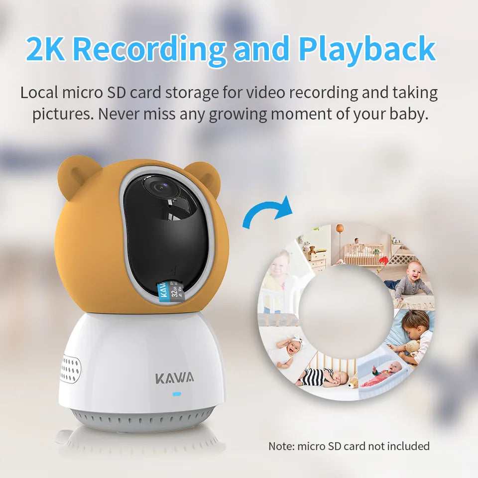 2K KAWA 5" IPS Baby Monitor and Camera (S7)