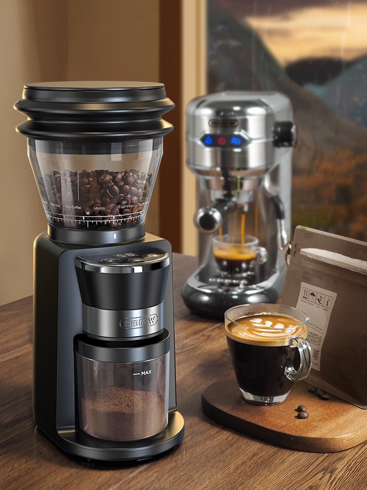 Automatic Burr Mill Electric Coffee Grinder 34 Gears - Home Smartway