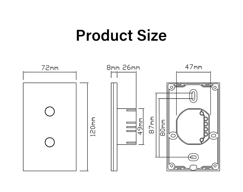 TouchSense WiFi Smart Wall Switch