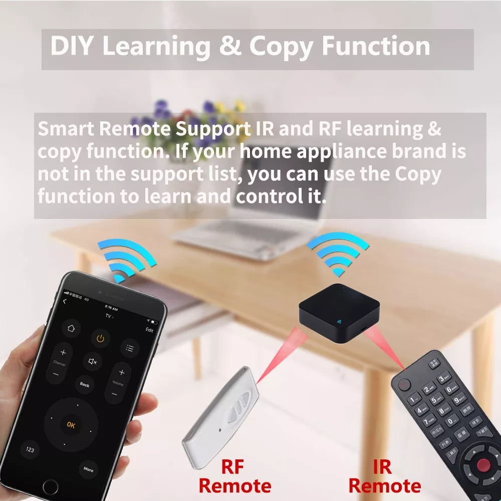 Smart Universal Home Remote Controller With Intelligent Voice Control