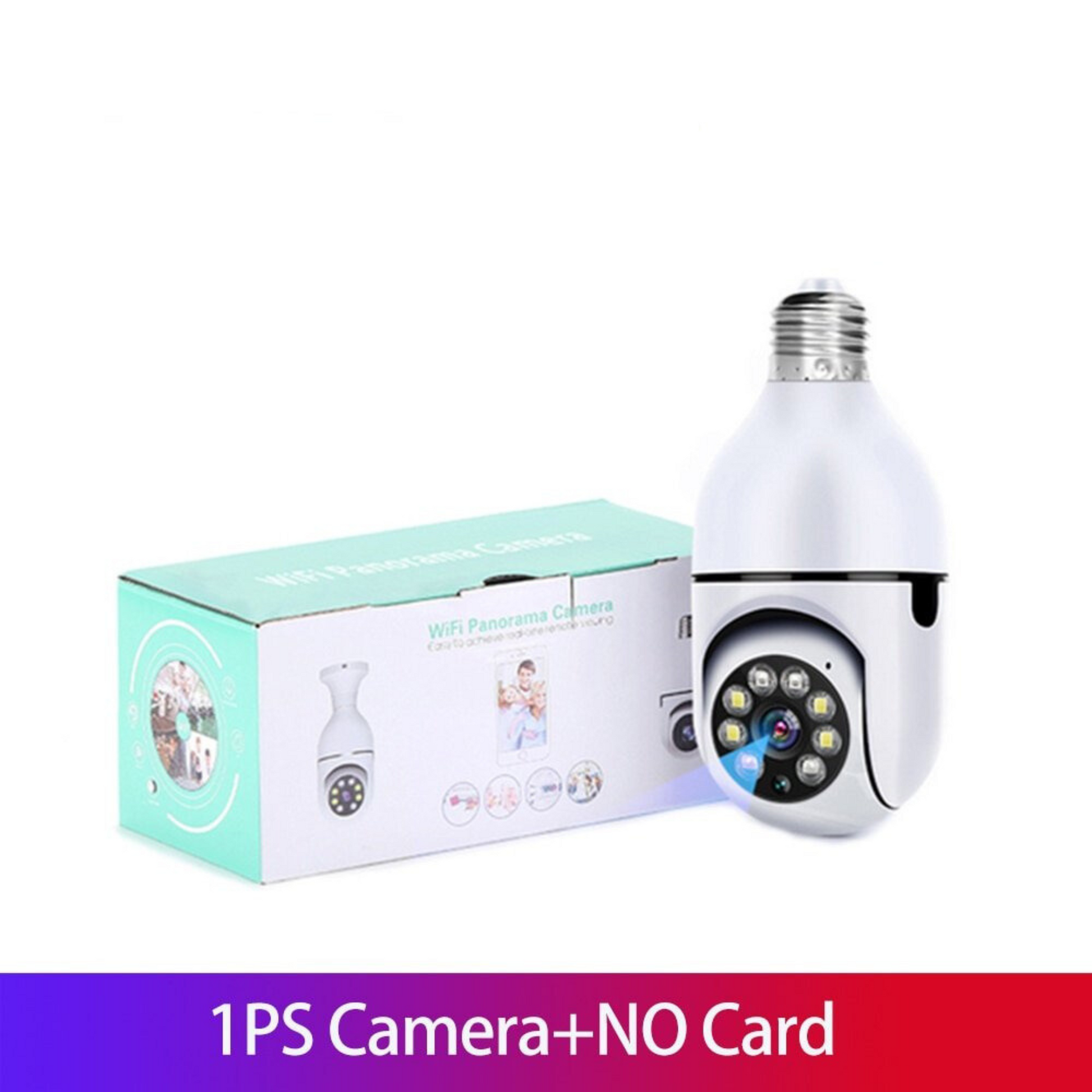 SmartCam 5MP PTZ E27 Light Bulb Surveillance Camera 1pcs