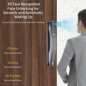 3D Biometric Intelligent Smart Door Lock Security with Camera