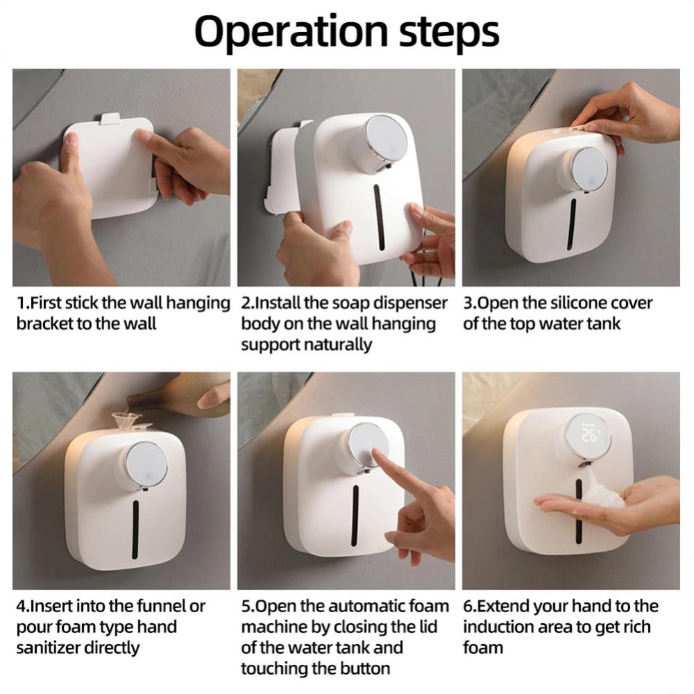 Automatic Wall Foam Soap Dispenser