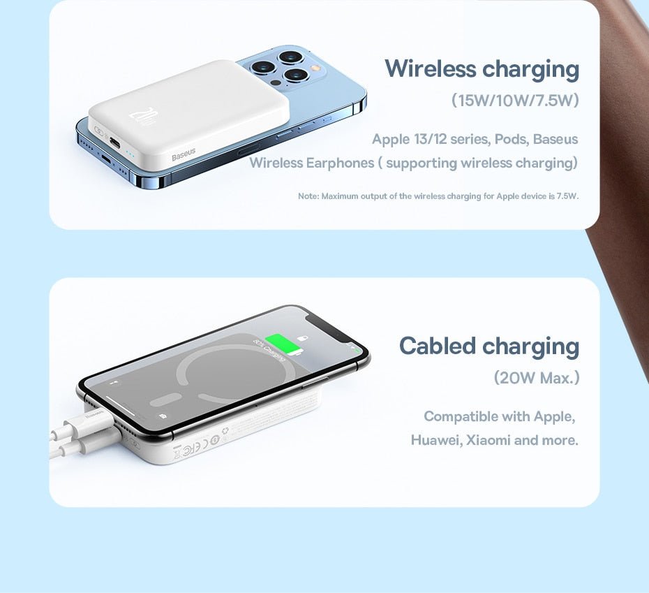BASEUS MagSafe Magnetic Power Bank 20W for iPhone