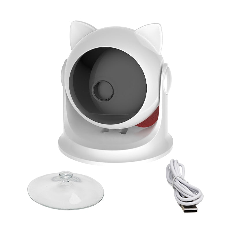 Cat Automatic Laser Teaser Toy White