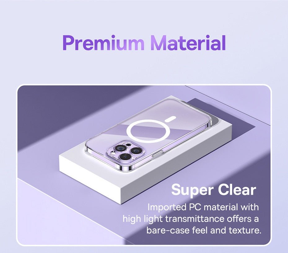 Crystal Case for MagSafe Magnetic Charging (iPhone)