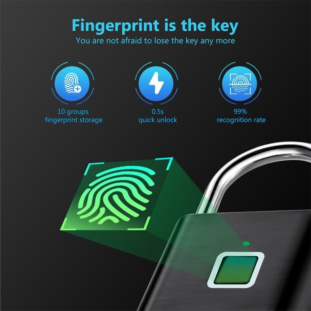 Fingerprint Smart Lock Padlock
