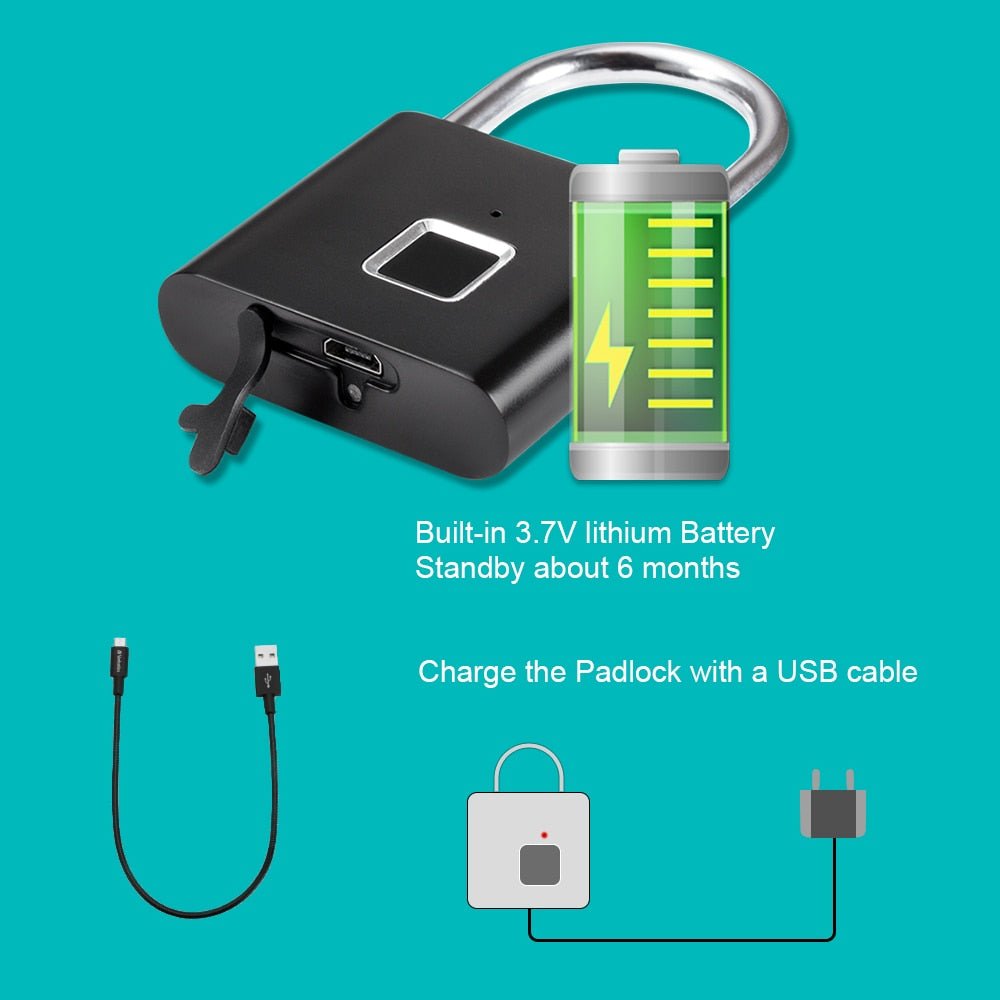 Fingerprint Smart Lock Padlock