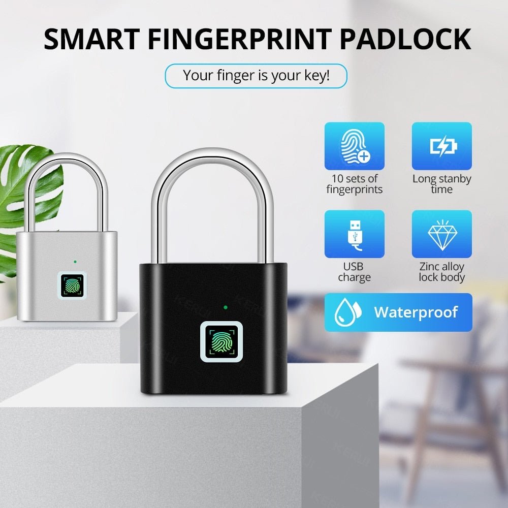 Fingerprint Smart Lock Padlock