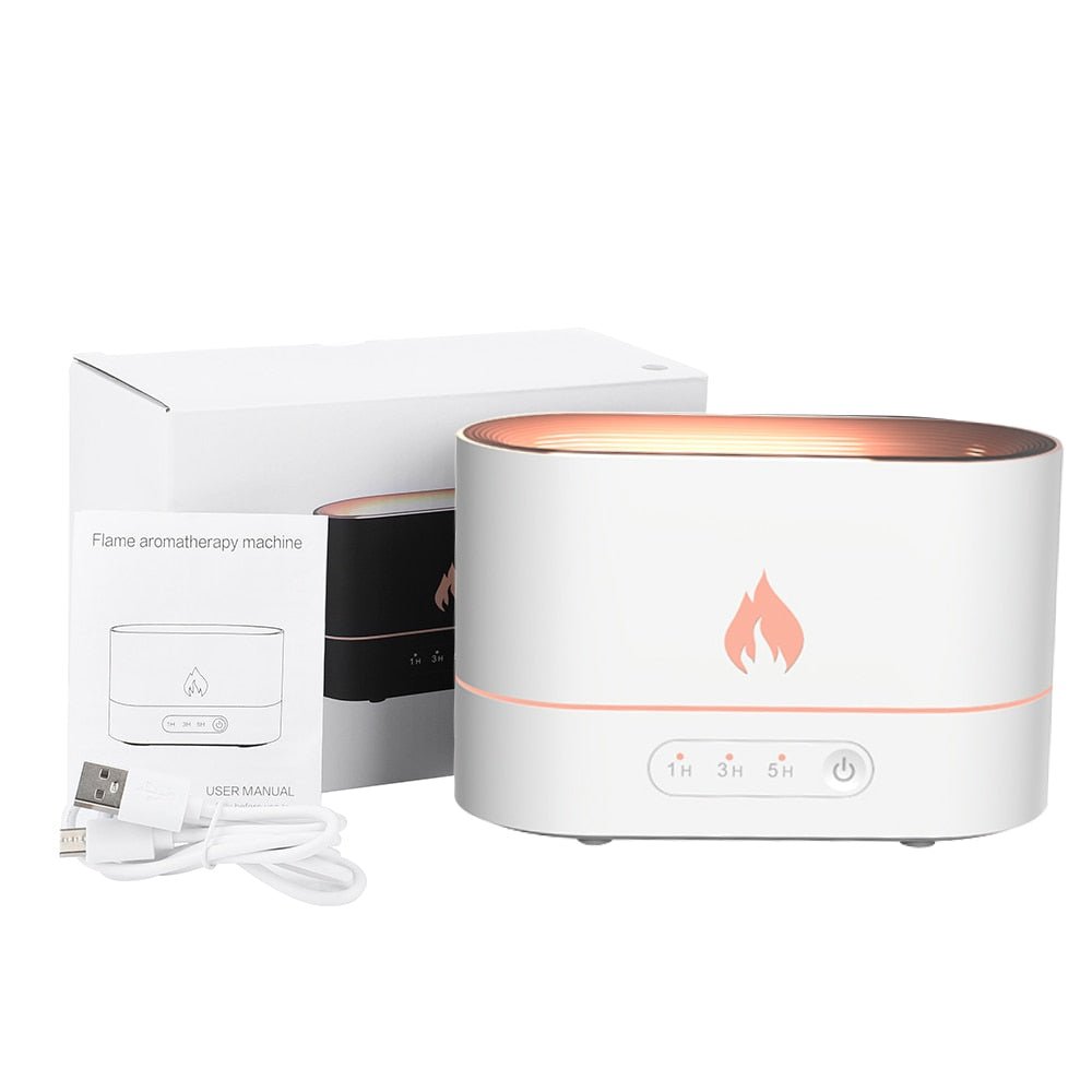 Flame Air Humidifier/Diffuser White