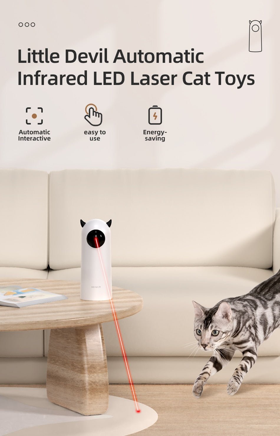 Interactive Smart Teasing Cat Toy