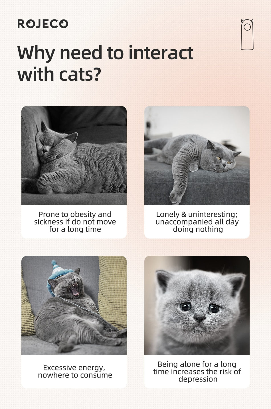 Interactive Smart Teasing Cat Toy