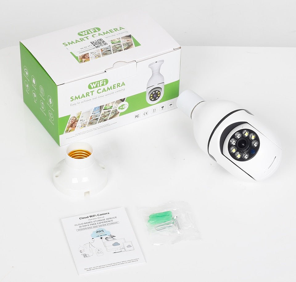 SmartCam 5MP PTZ E27 Light Bulb Surveillance Camera