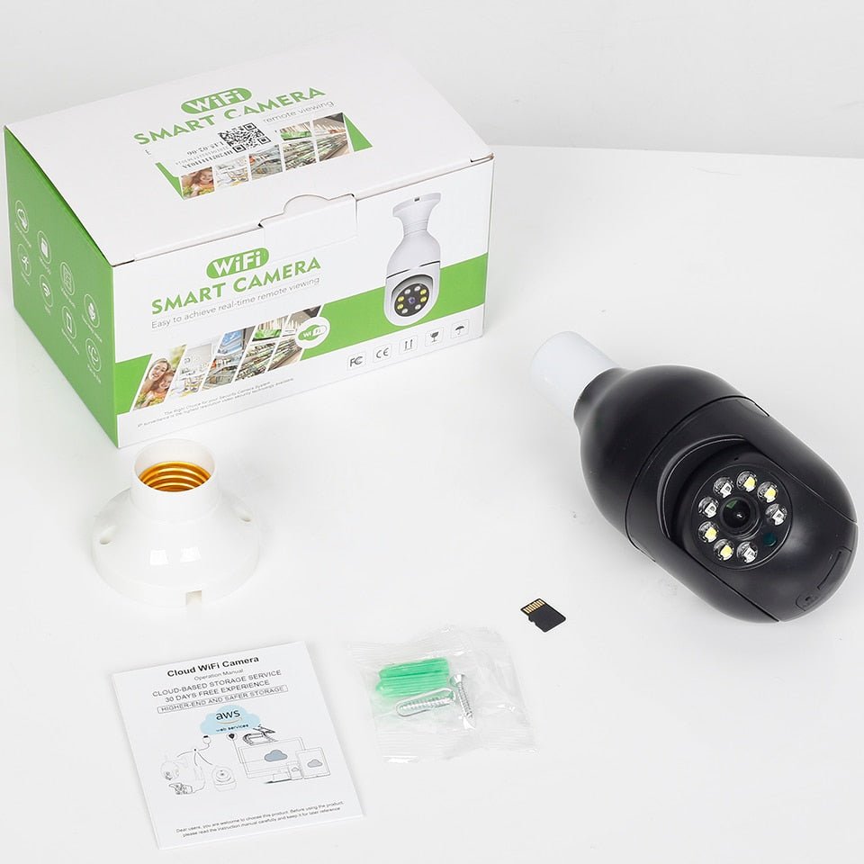 SmartCam 5MP PTZ E27 Light Bulb Surveillance Camera