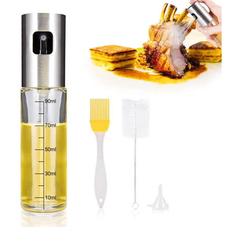 Stainless Steel Kitchen Cooking Oil Spray Bottle