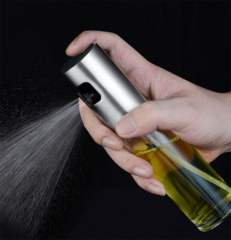 Stainless Steel Kitchen Cooking Oil Spray Bottle