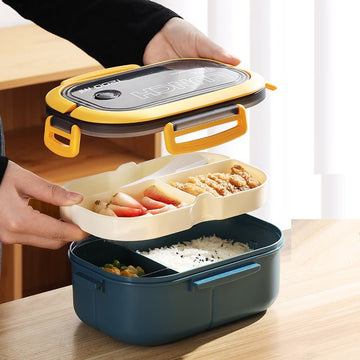 Two-Tier Hermetic Bento Lunch Box