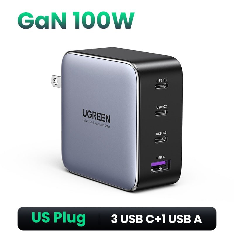 Grey Ugreen 100W USB C GaN Charger, Electric at Rs 6150/piece in